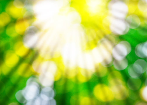 Abstract summer background with sunlight