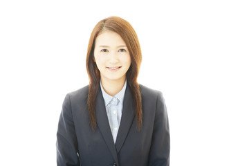笑顔の女性