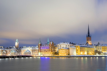 Fototapeta premium Old Town Stockholm city