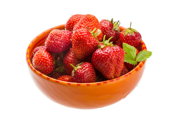 Strawberry in the bowl