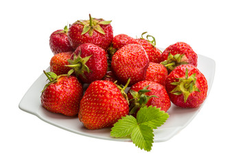 Strawberry in the bowl