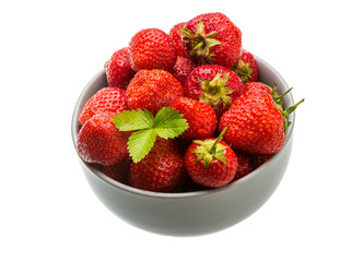 Strawberry in the bowl