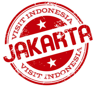 visit jakarta stamp