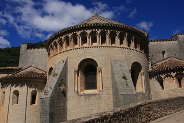 chevet de l'abbatiale