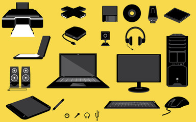 Set of Computer Icons
