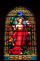 Vitrail : la résurrection du Christ