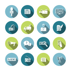 Set of Journalism Icons