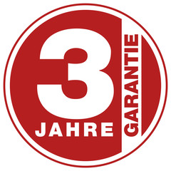 Garantie - 3 Jahre