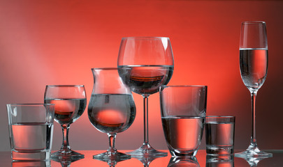 Schnaps und sekt 