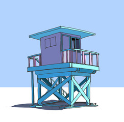 lifeguard station