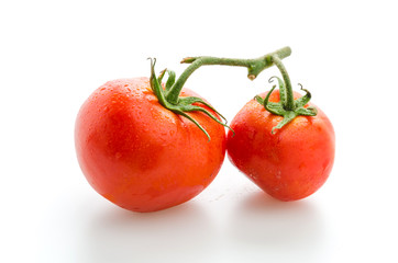 Tomato isolated on white