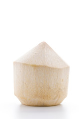 Coconut isolated on white