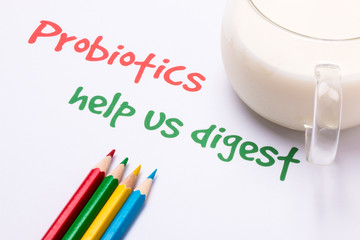 Probiotics Concept 
