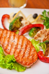 salmon steak