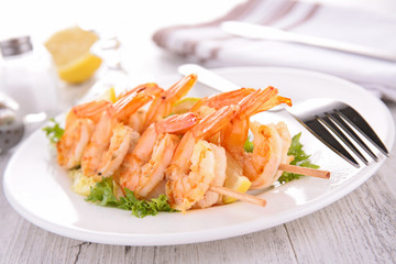 shrimp kebab