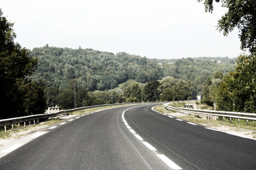 Fototapeta premium Empty street