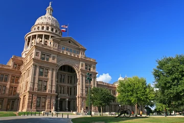 Fototapeten Menschen besuchen die Hauptstadt des Bundesstaates Texas © Blanscape