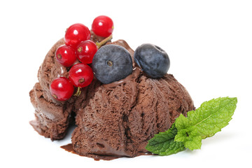 glace au chocolat