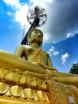 Big Golden Buddha Image