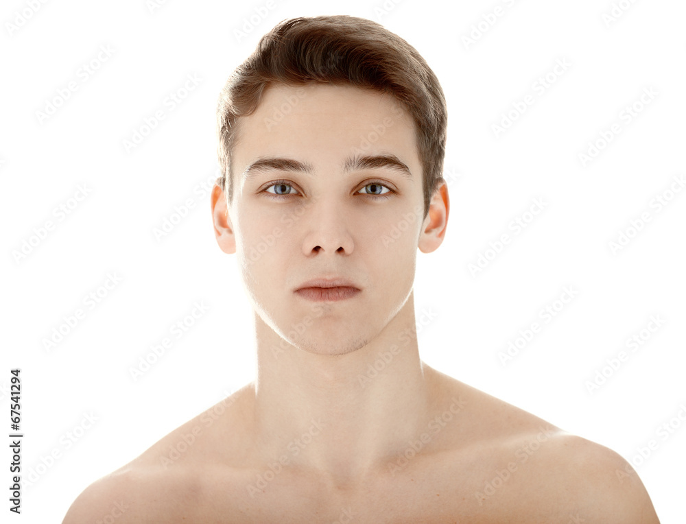 Wall mural portrait of young man