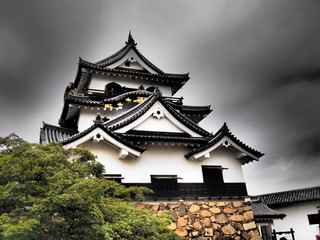 Fototapeta na wymiar Hikone Castle in Shiga, Japan
