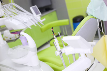 Fototapeta Equipment dental office chair obraz