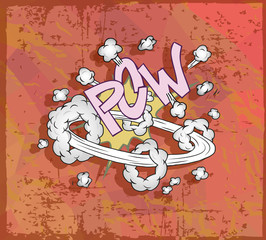 poster with Boom comic