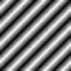 Black and white jagged edge seamless pattern