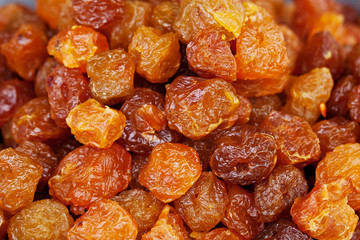 Mix of different dried fruits and nuts