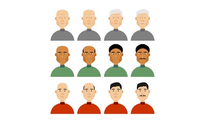 Adult People Flat Fesign