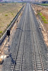 Fototapeta premium Vía de tren