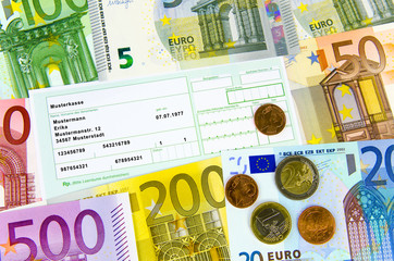 Grünes Arztrezept und Euro-Geld