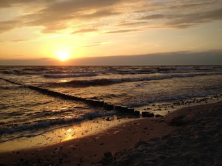 sonnenuntergang hiddensee