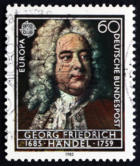 Postage stamp Germany 1985 George Frederick Handel, Composer