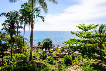 Fototapeta na wymiar Beautiful tropical landscape on Koh Kood island, Thailand
