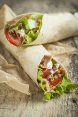 Kebab wrap