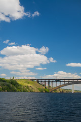 Fototapeta na wymiar bridge Preobrazhensky