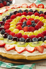 Homemade Natural Fruit Pizza