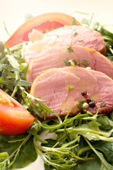 Meat and vegetables