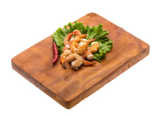 Unshelled king prawn