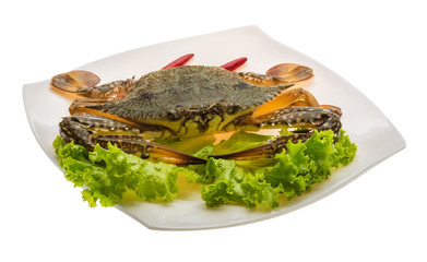 Raw crab
