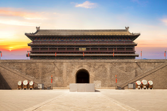 Stadtmauer in Xian