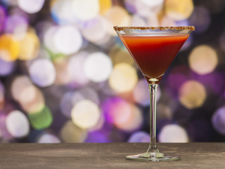 Red cocktail