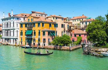 view of Grand Canal in Venice, Italy