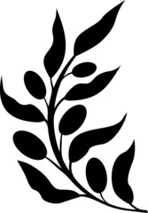 Olive branch black