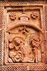 Figurines made of terracotta, Bishnupur , India