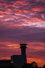 Obraz premium Airport control tower