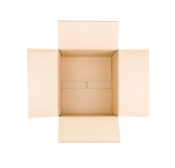 carton box isolated on white background