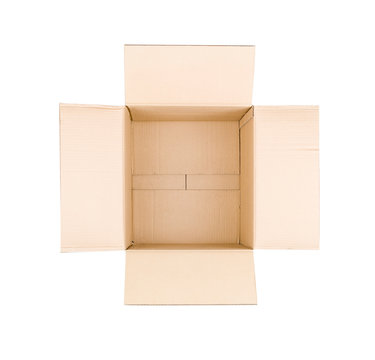 carton box isolated on white background