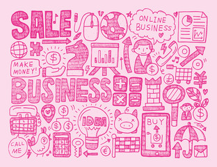 doodle business background